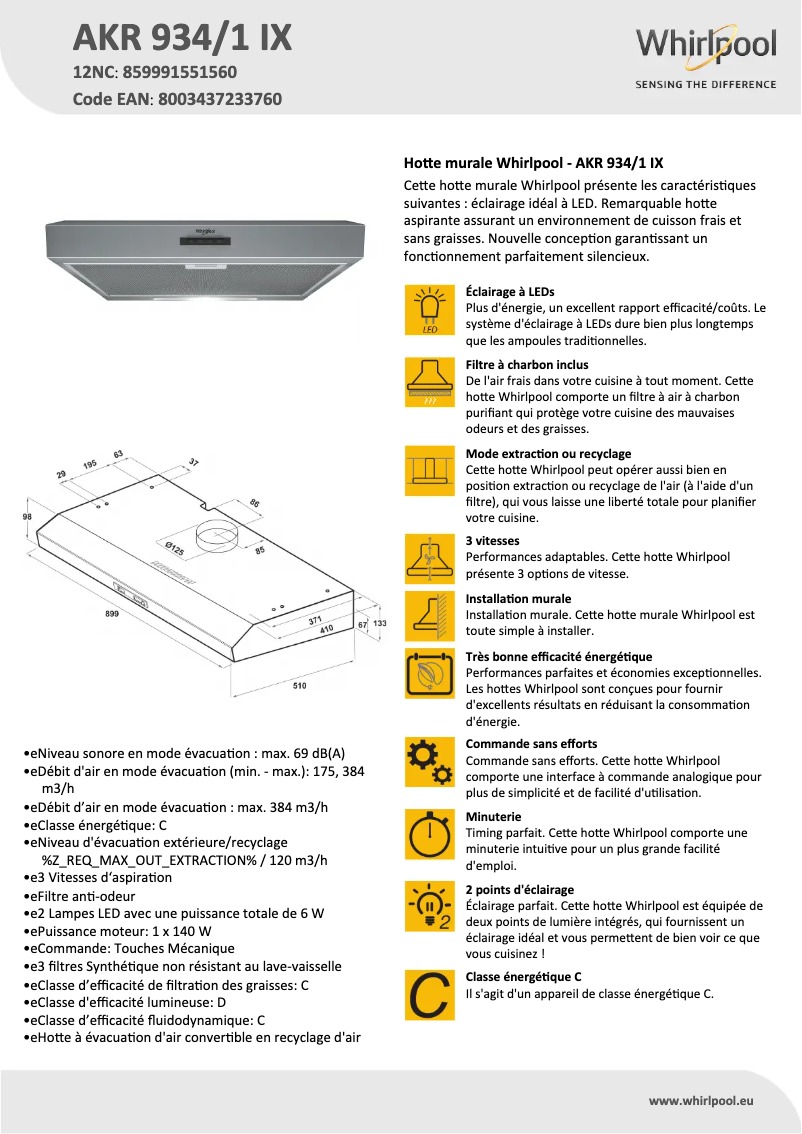 Imagen de la primera página del manual del dispositivo AKR 934/1 IX