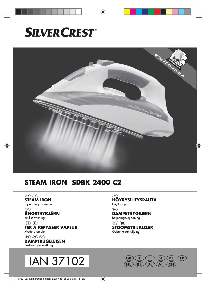 Page 1 de la notice Manuel utilisateur SilverCrest SDBK 2400 C2