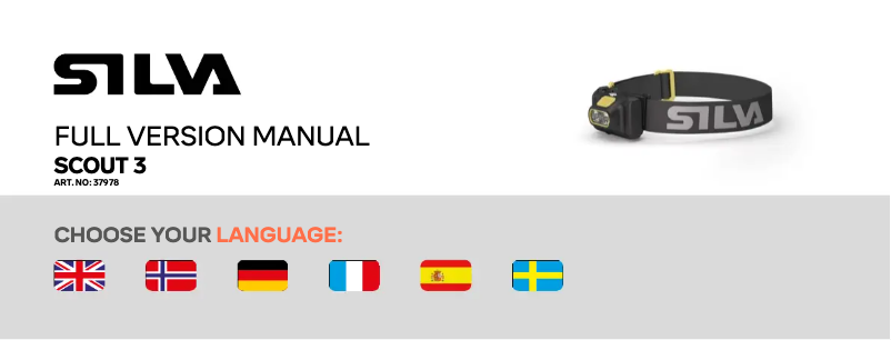 Page 1 de la notice Manuel utilisateur Silva Scout 3