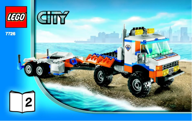 Page 1 de la notice Manuel utilisateur Lego City 7726