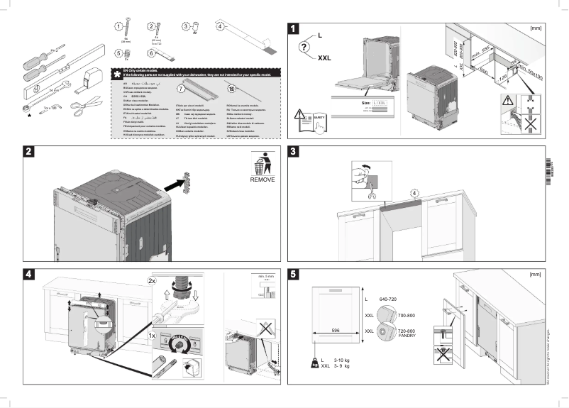 Page n°1 - Guide d'installation Hisense HV642C60