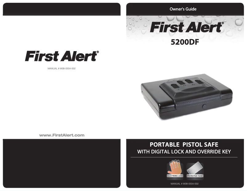 Image de la première page du manuel de l'appareil 5200DF