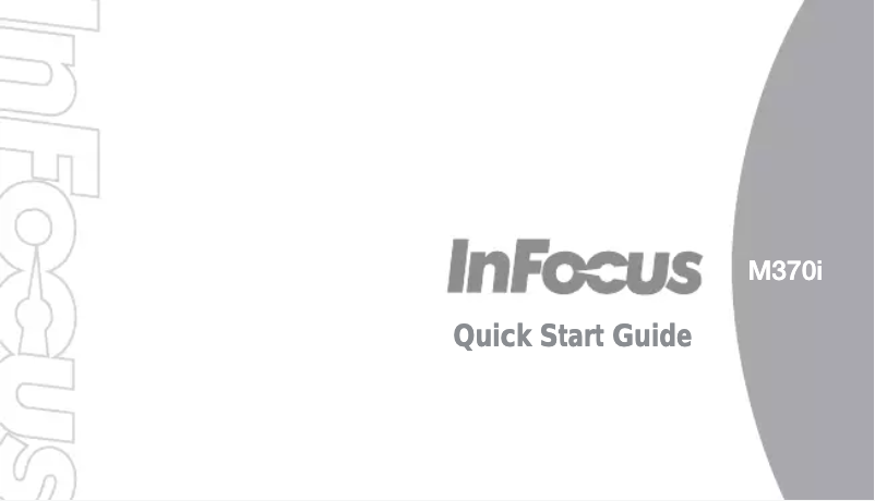 Page n°1 - Manuel utilisateur InFocus M370i