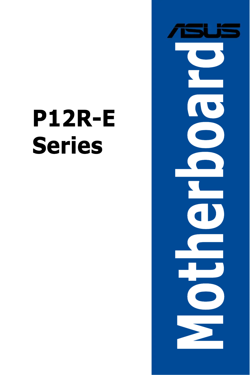 Image de la première page du manuel de l'appareil P12R-E