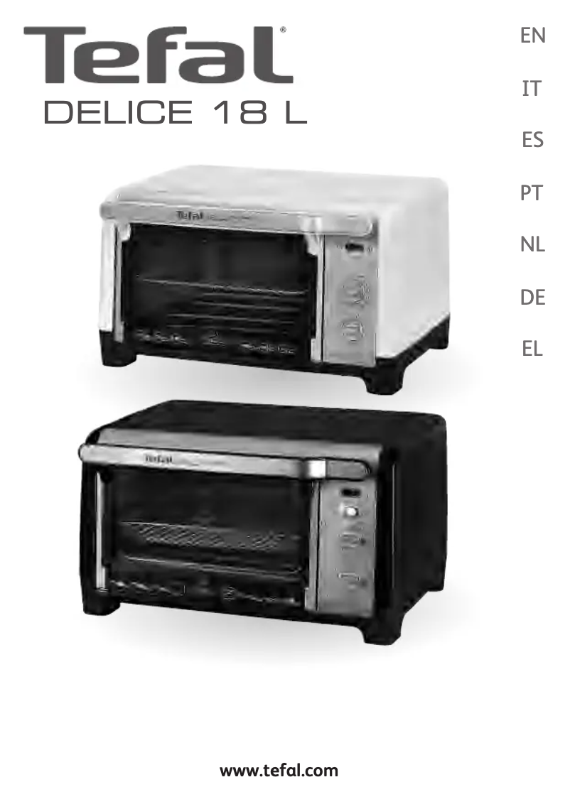 Page 1 de la notice Manuel utilisateur Tefal Delice Compact OF2458