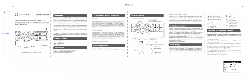 Página 1 del manual Manual de usuario X9 Performance X9RFERGOKEY