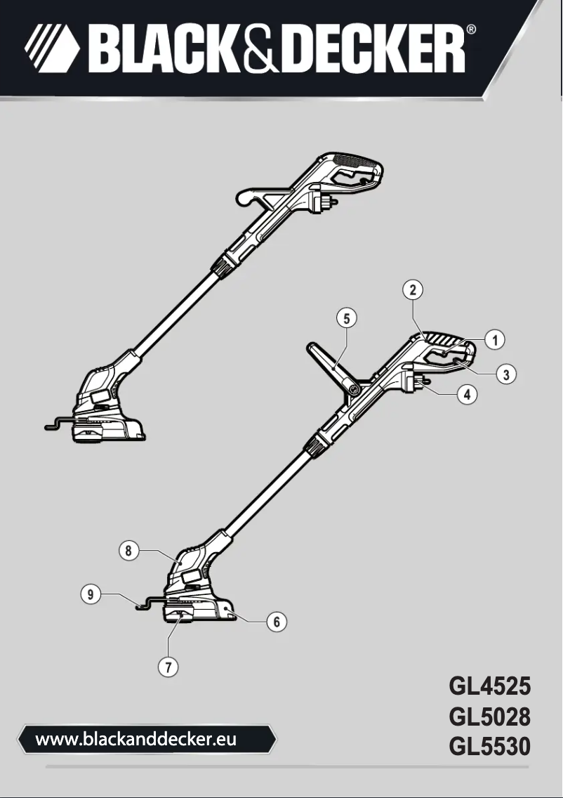 Page 1 de la notice Manuel utilisateur Black & Decker GL4525