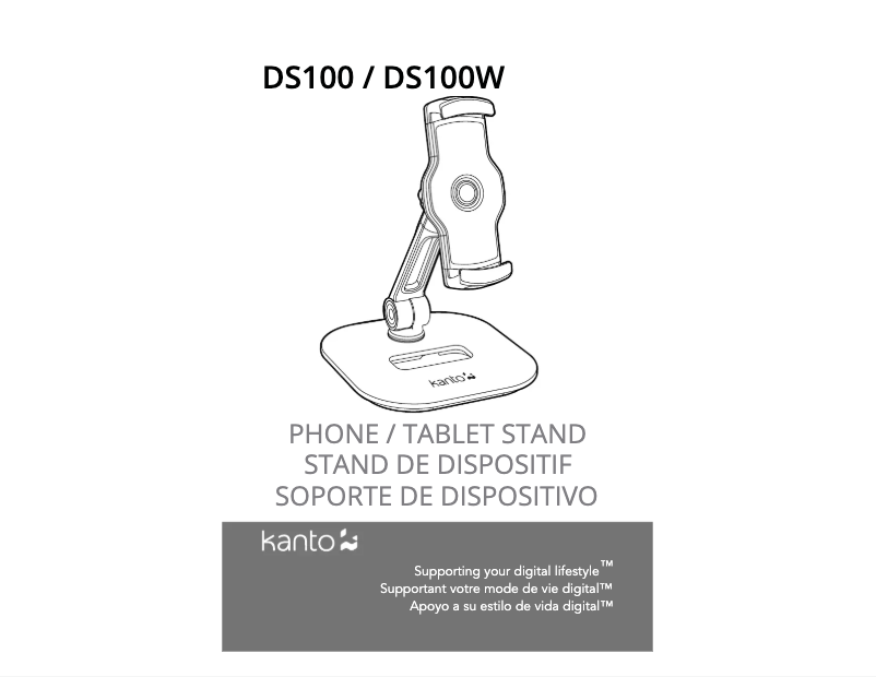 Página 1 del manual Manual de usuario Kanto DS100W