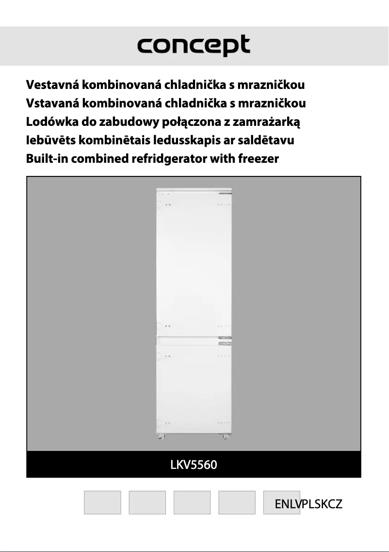 Page 1 de la notice Manuel utilisateur Concept LKV5560