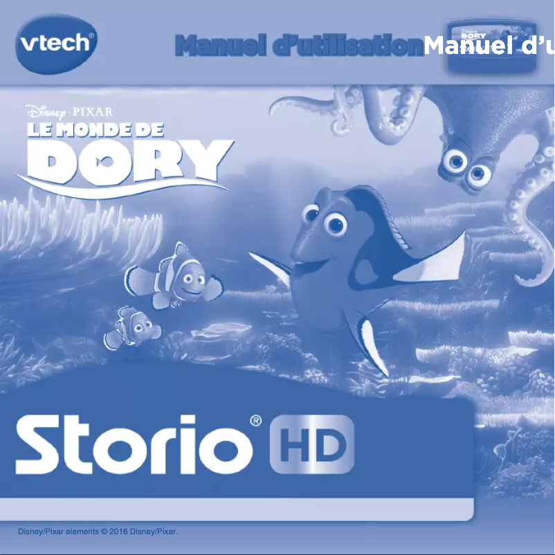 Image de la première page du manuel de l'appareil Le Monde de Dory