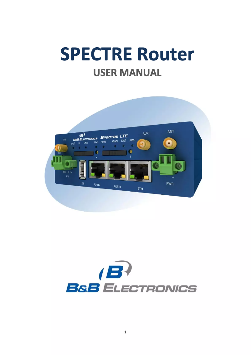 Page n°1 - Manuel utilisateur IMC Networks RTLTE-330-VZ