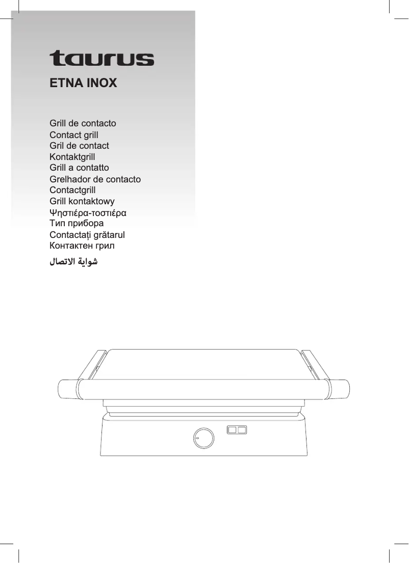 Page 1 de la notice Manuel utilisateur Taurus Etna Inox