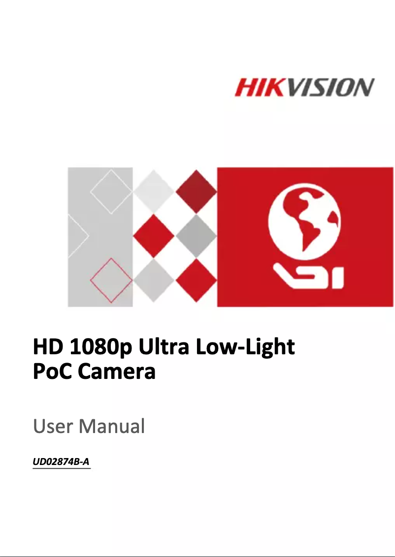 Page 1 de la notice Manuel utilisateur Hikvision TurboHD DS-2CC12D9T-AIT3ZE