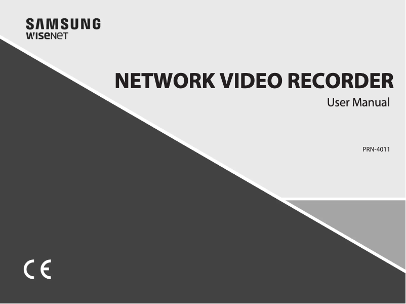 Page n°1 - Manuel utilisateur Hanwha PRN-4011