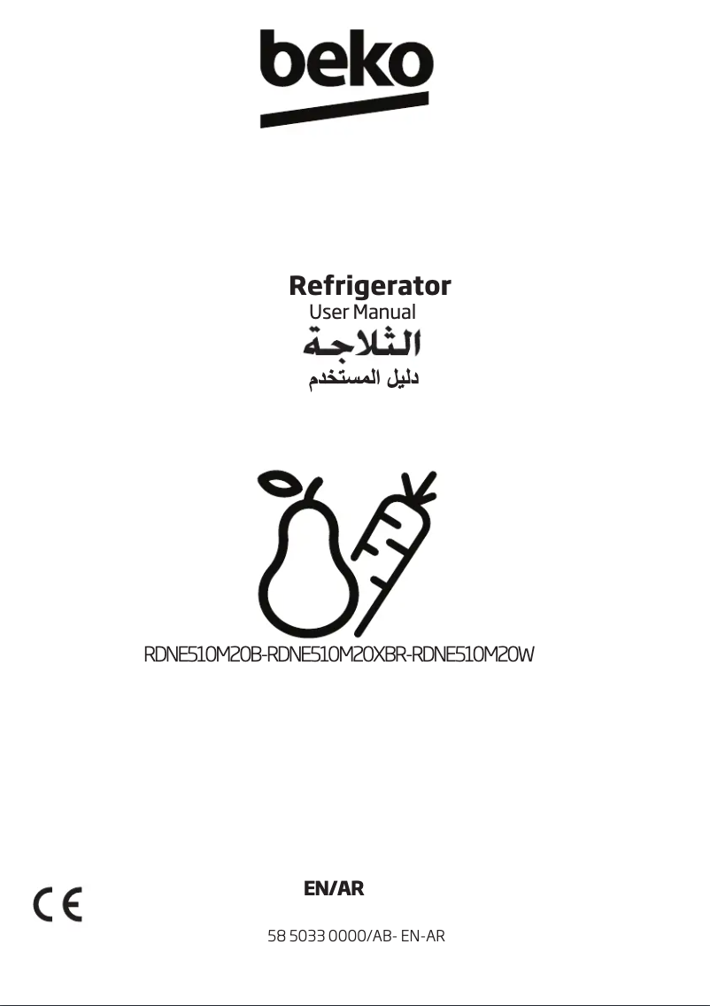 Image de la première page du manuel de l'appareil RDNE510M20B