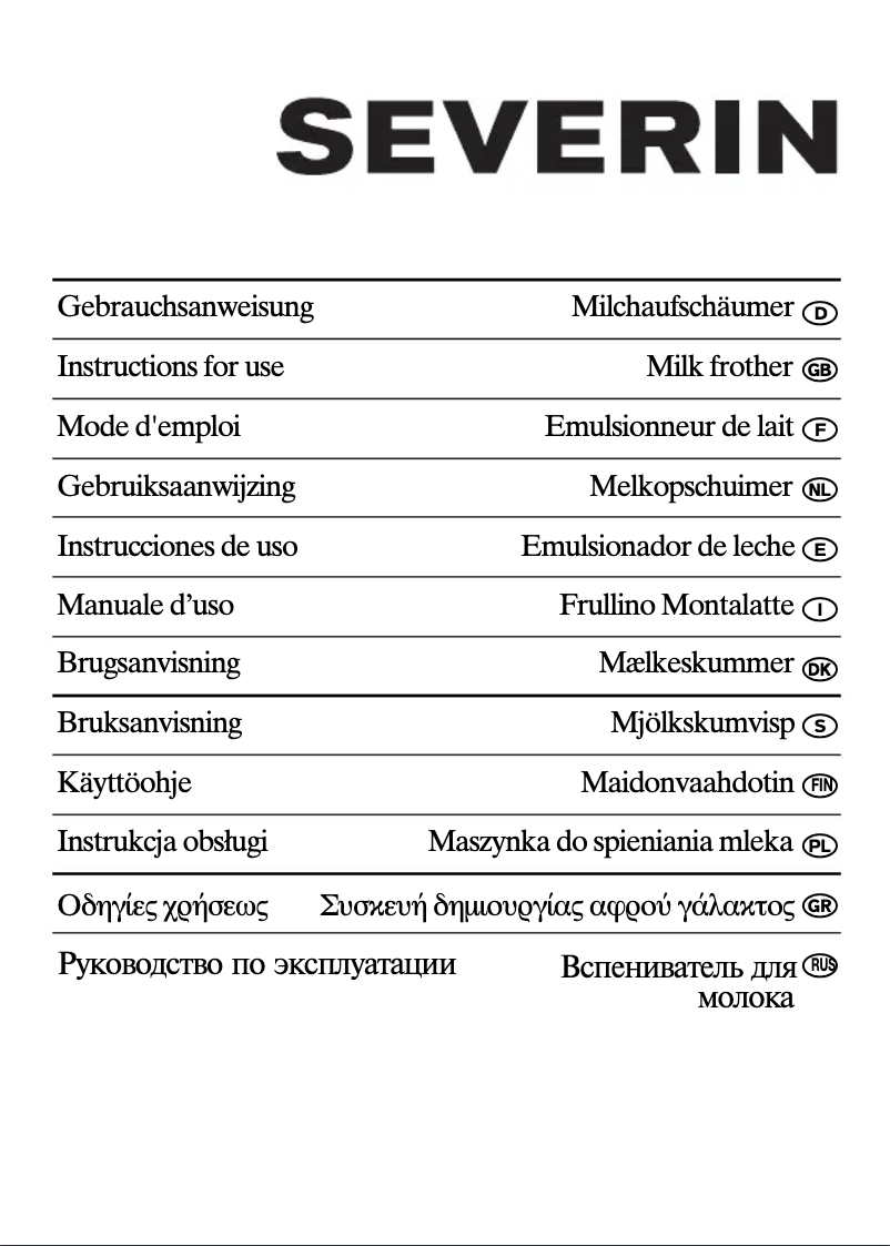 Image de la première page du manuel de l'appareil SM 9669