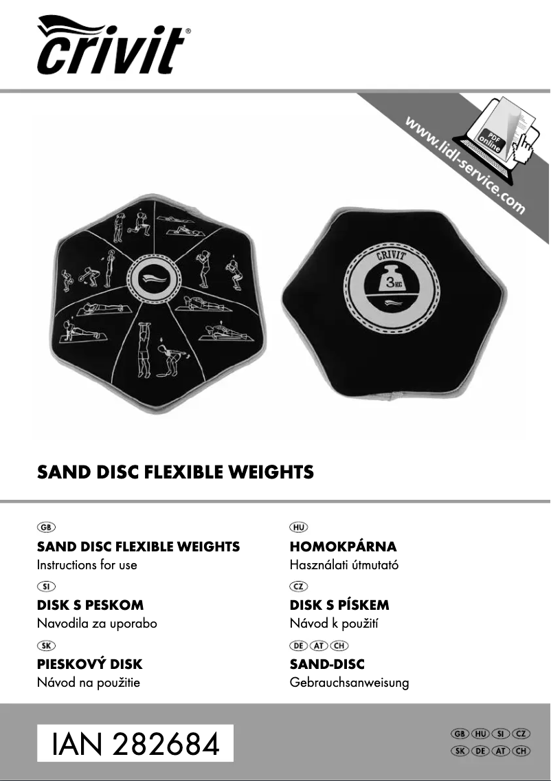 Page n°1 - Manuel utilisateur Crivit IAN 282686