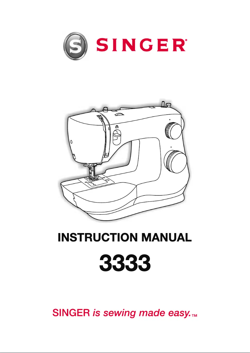 Page 1 de la notice Manuel utilisateur Singer 3333