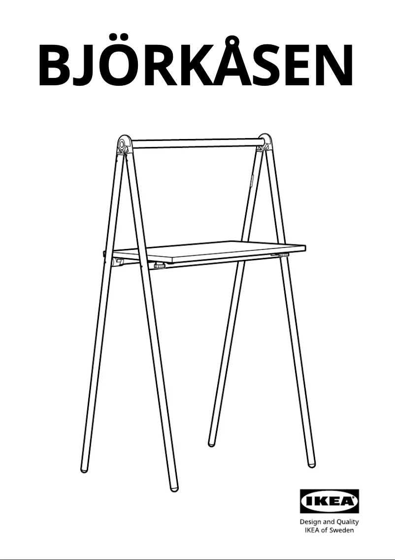 Image de la première page du manuel de l'appareil BJÖRKÅSEN 005.273.37