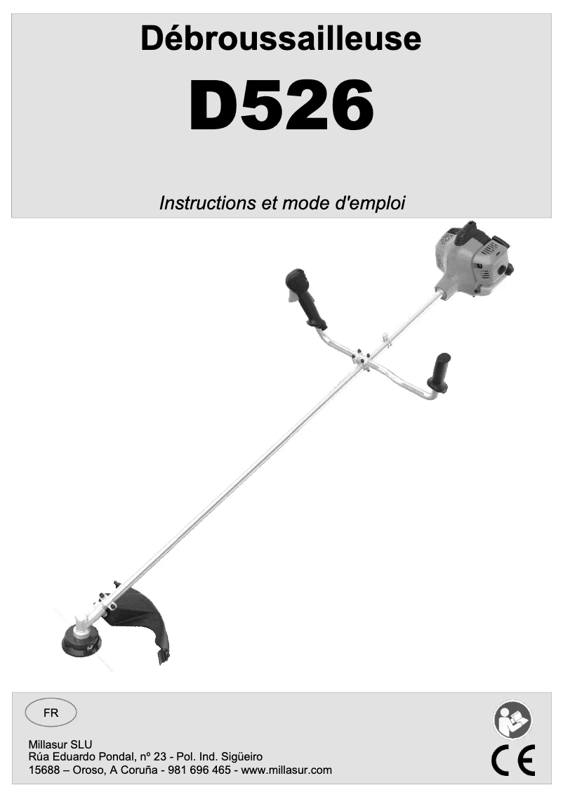 Imagen de la primera página del manual del dispositivo D526