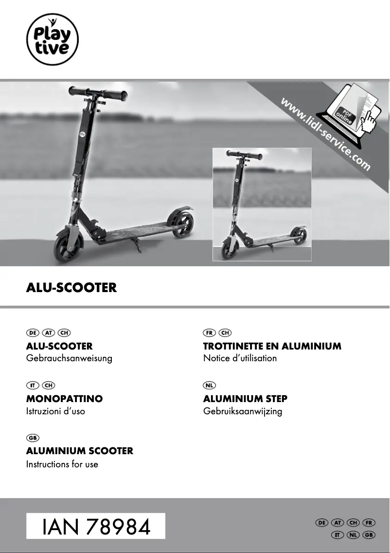 Page n°1 - Manuel utilisateur Crivit IAN 78984