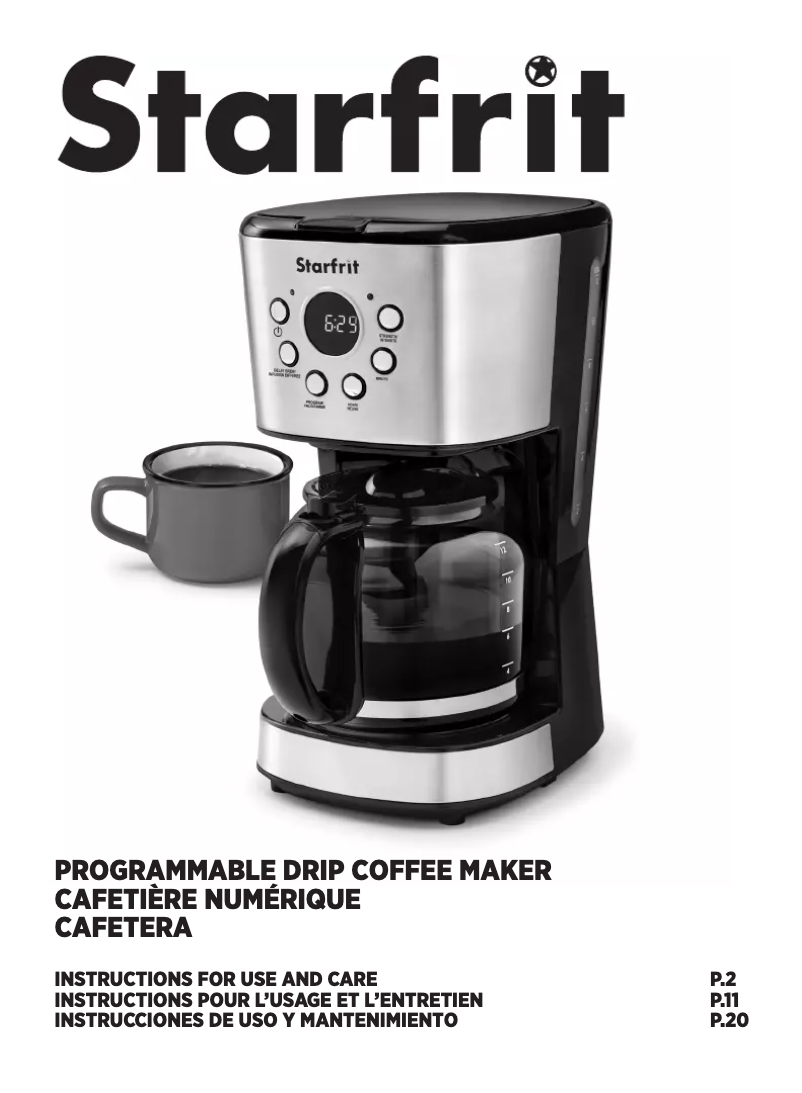 Image de la première page du manuel de l'appareil 024001-002-0000