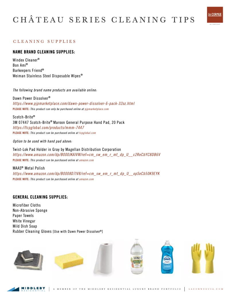 Página 1 del manual Manual de uso y mantenimiento La Cornue G4 Chateau 150