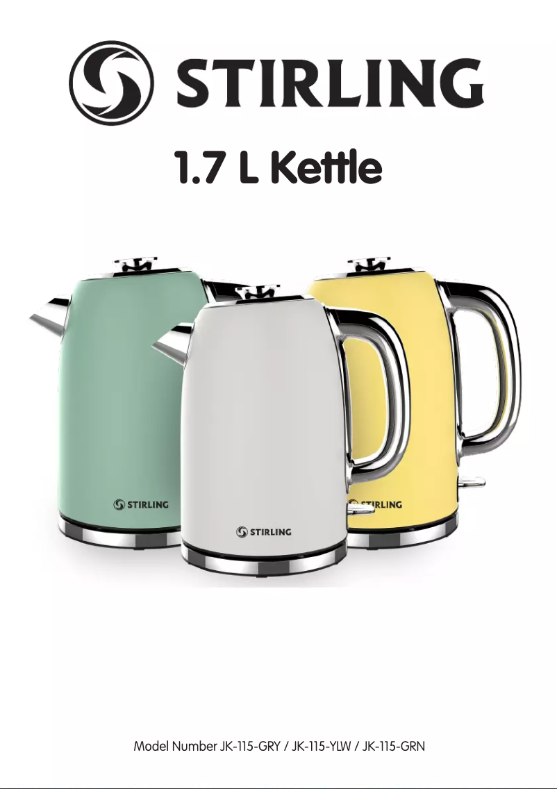 Page 1 de la notice Guide de démarrage rapide Stirling JK 115