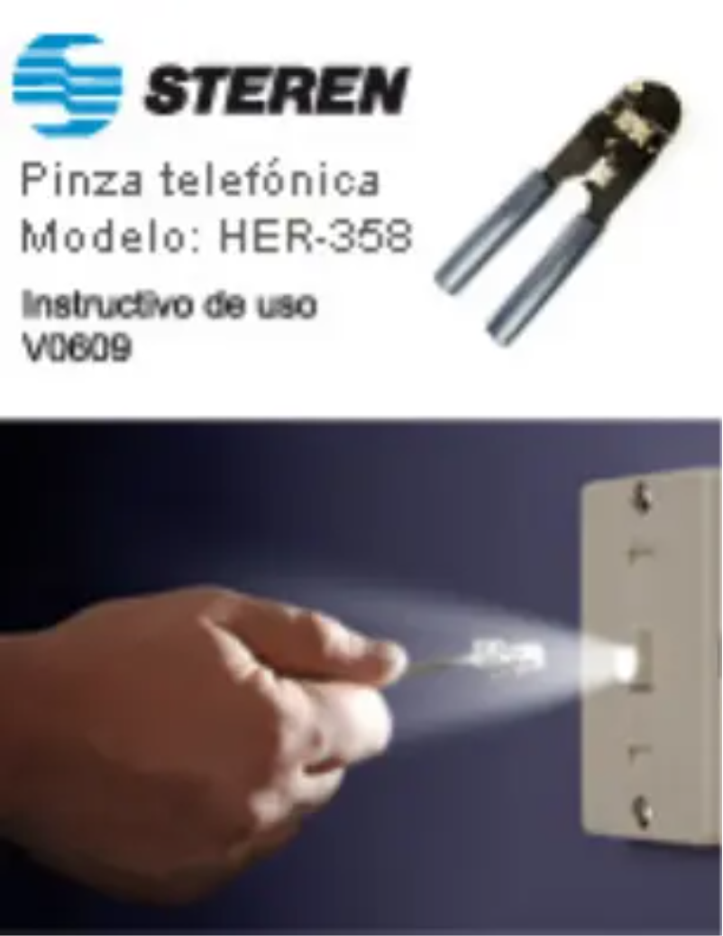 Page n°1 - Manuel utilisateur Steren HER-358