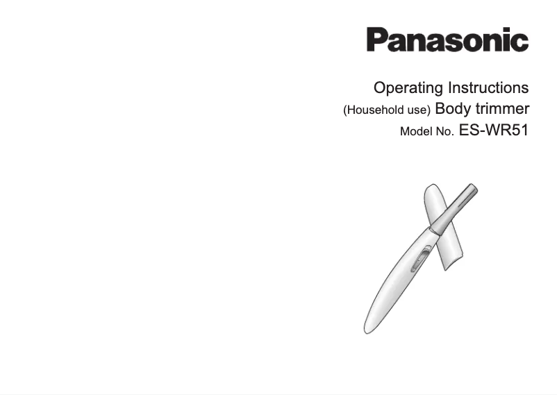 Page 1 de la notice Manuel utilisateur Panasonic ES-WR51