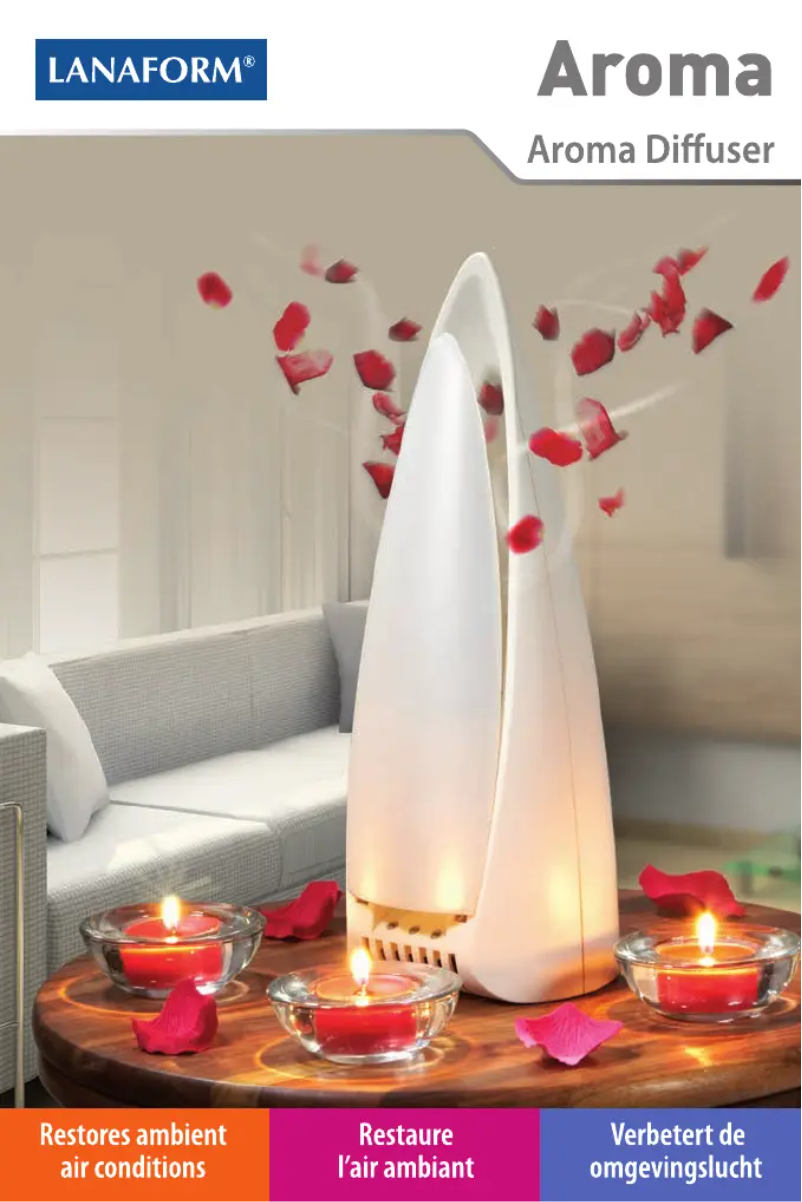 Page 1 de la notice Manuel utilisateur Lanaform Aroma Diffuser