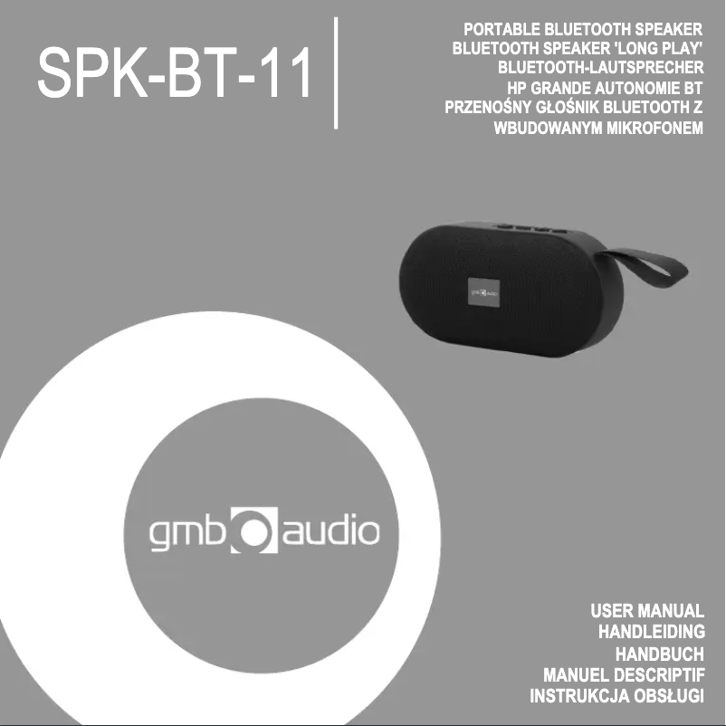 Page n°1 - Manuel utilisateur Gembird SPK-BT-11