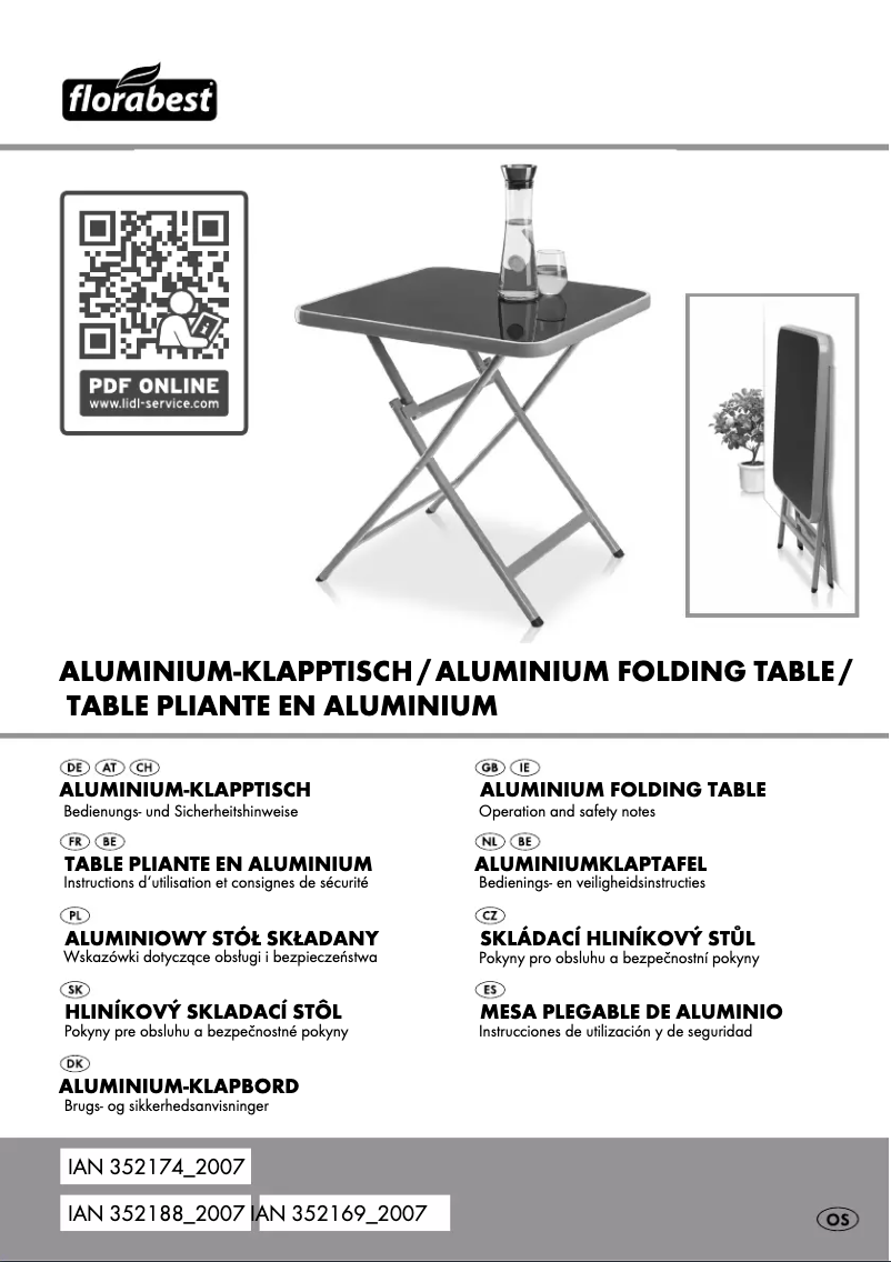 Page n°1 - Manuel utilisateur Florabest HG05789