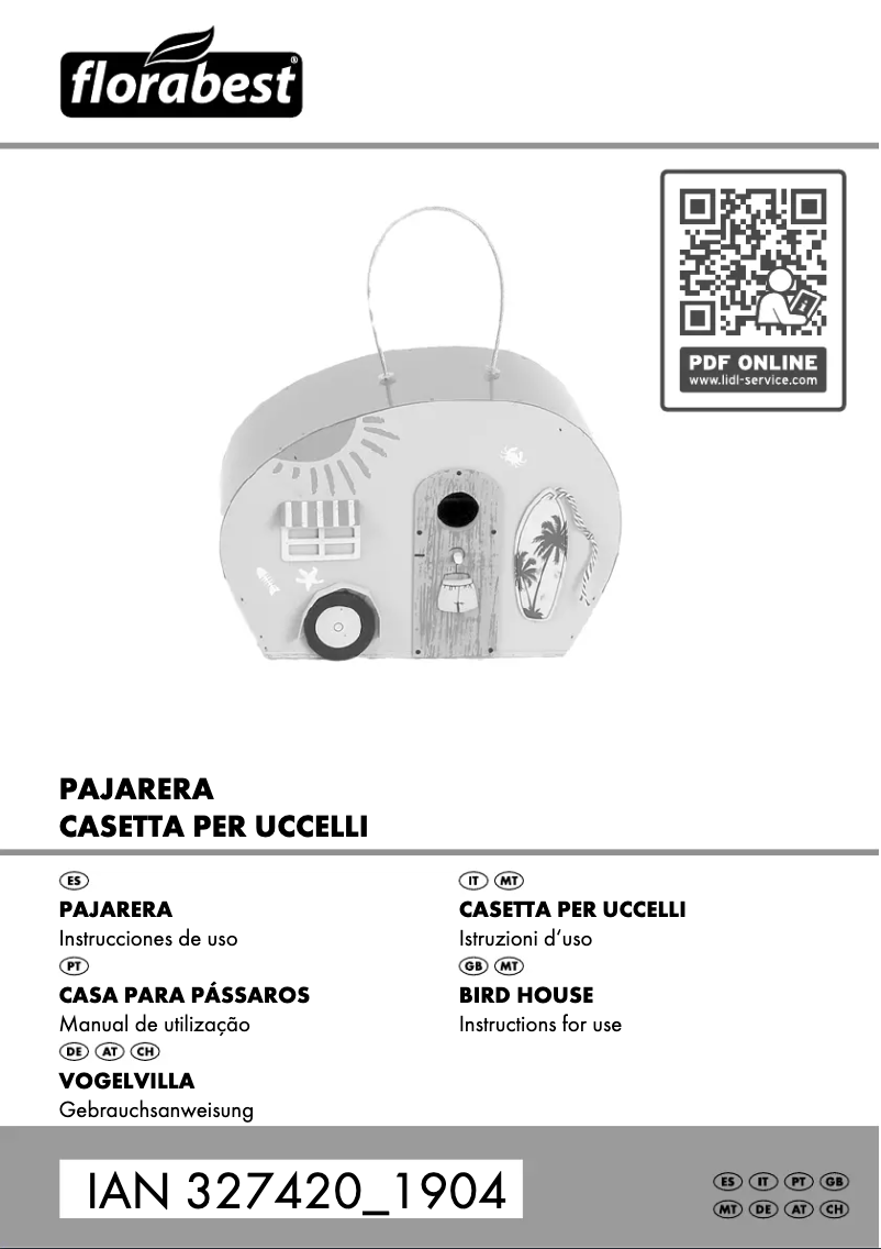 Page 1 de la notice Manuel utilisateur Florabest IAN 327420