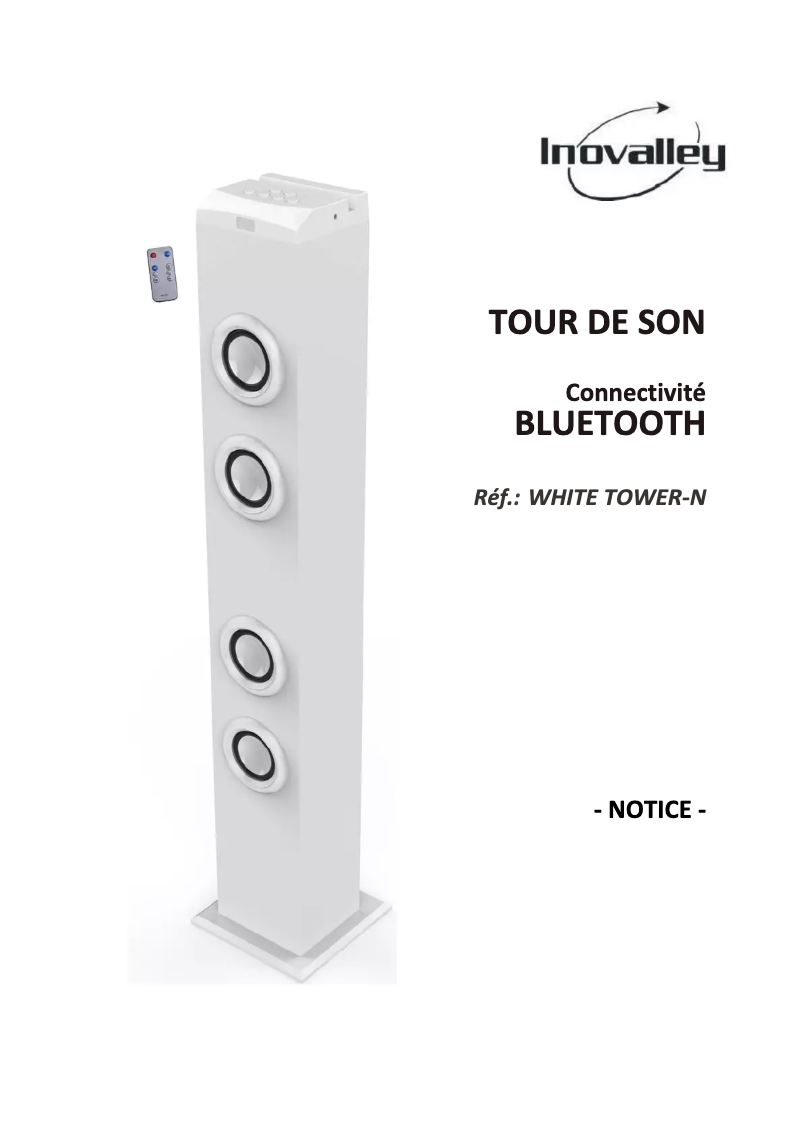 Página 1 del manual Manual de usuario Inovalley White Tower-N