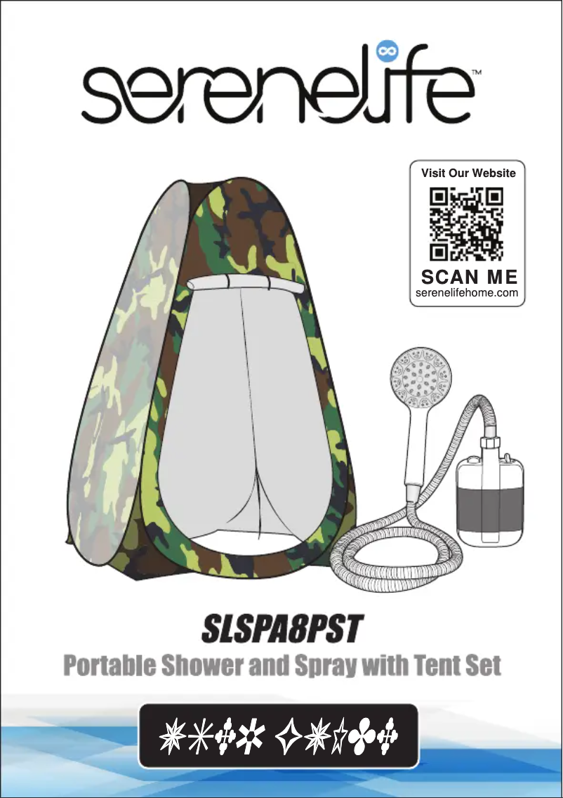 Page 1 de la notice Manuel utilisateur SereneLife SLSPA8PST