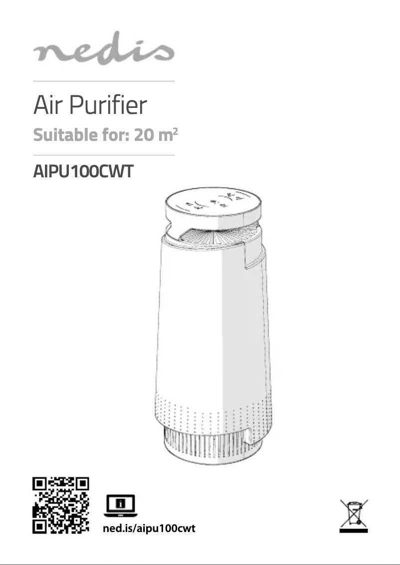 Page n°1 - Manuel utilisateur Nedis AIPU100CWT