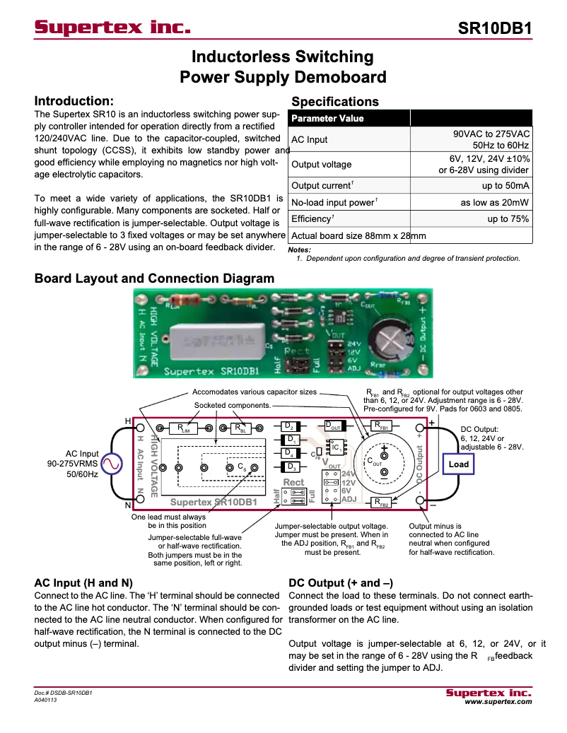 Page 1 de la notice Manuel utilisateur Microchip SR10DB1