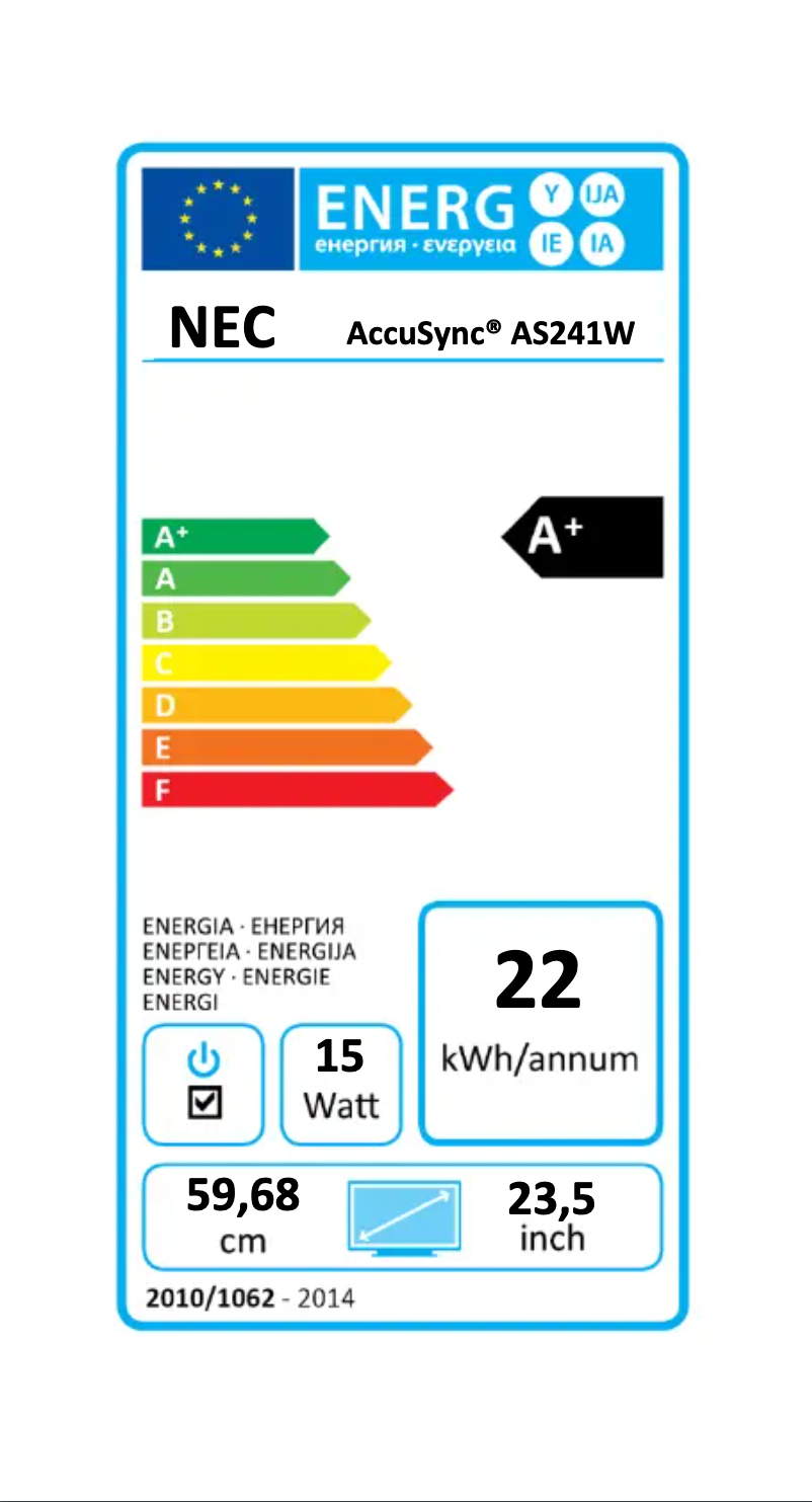 Image de la première page du manuel de l'appareil AccuSync AS241W