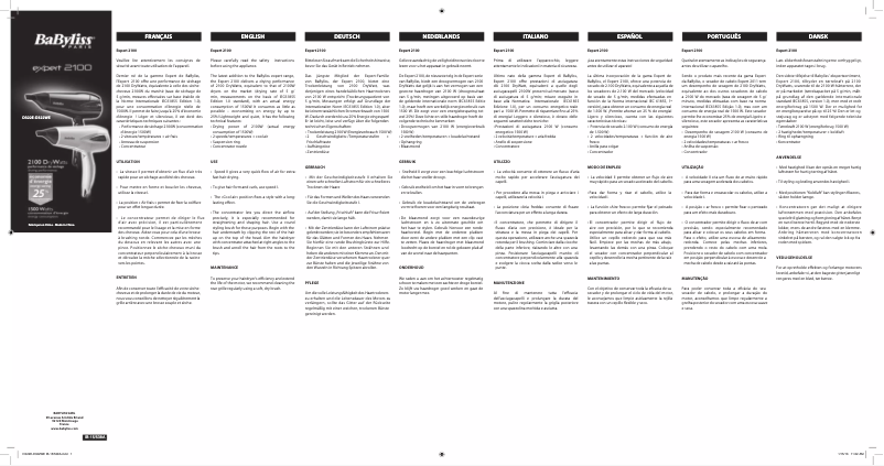 Image de la première page du manuel de l'appareil Expert Plus D322E