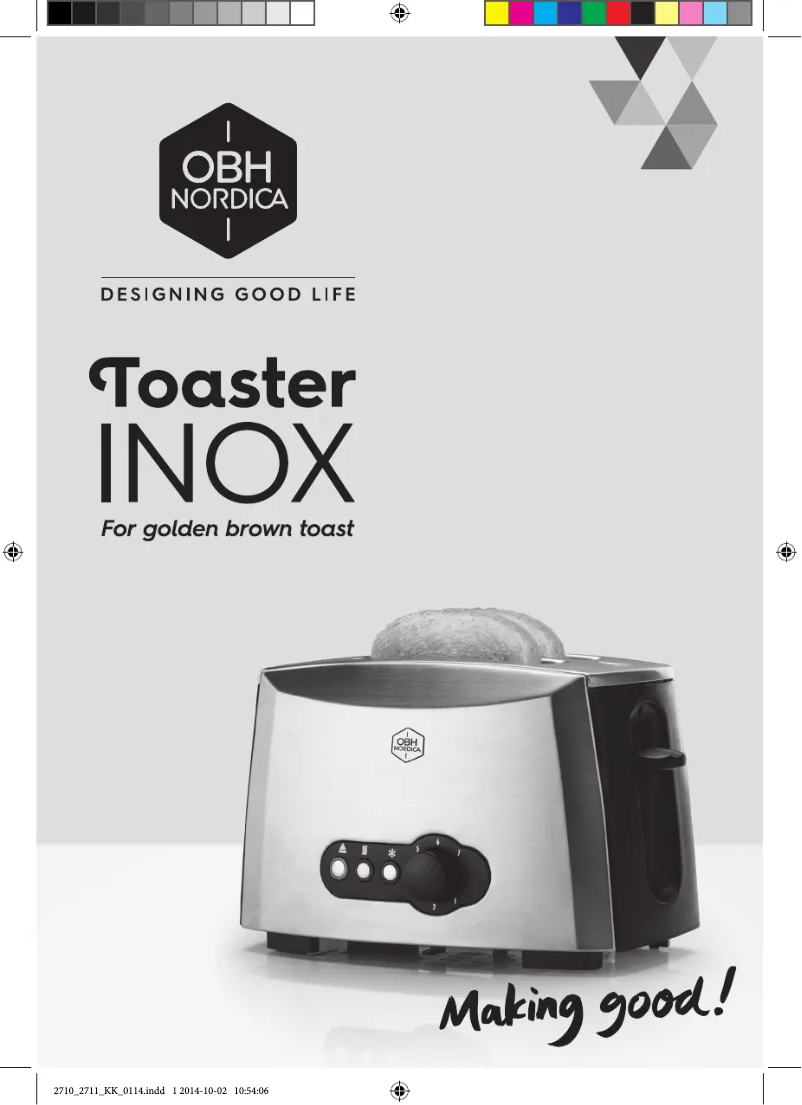 Imagen de la primera página del manual del dispositivo Inox 2711