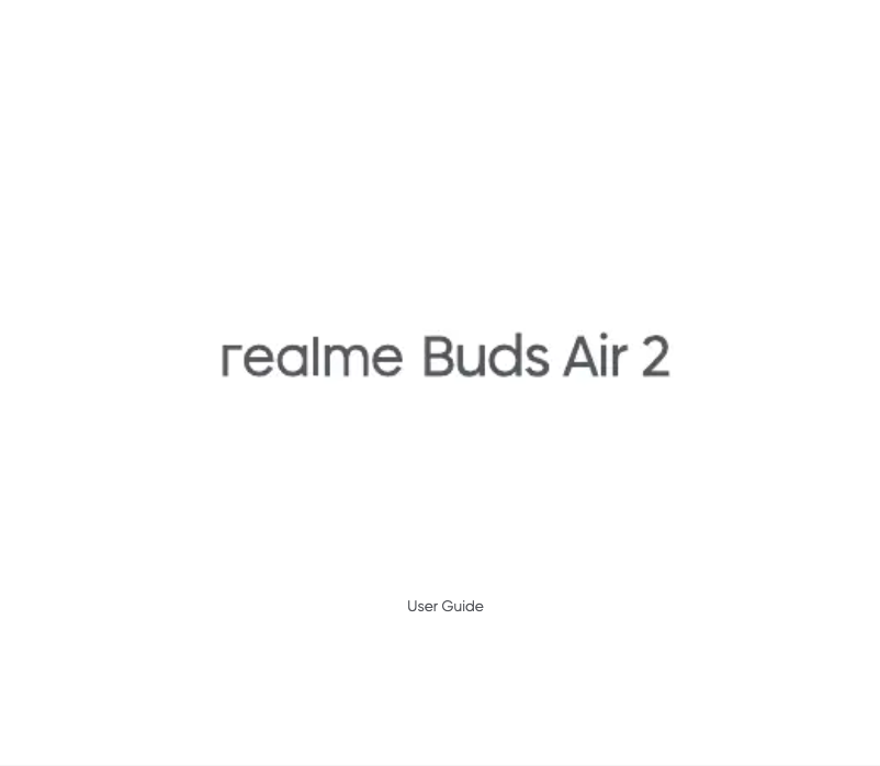 Page n°1 - Manuel utilisateur Realme Buds Air 2