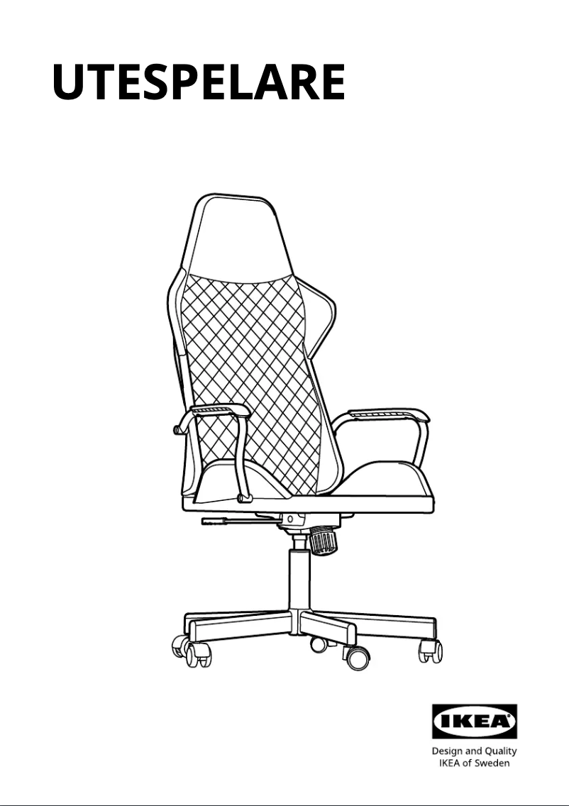 Imagen de la primera página del manual del dispositivo UTESPELARE 905.001.59