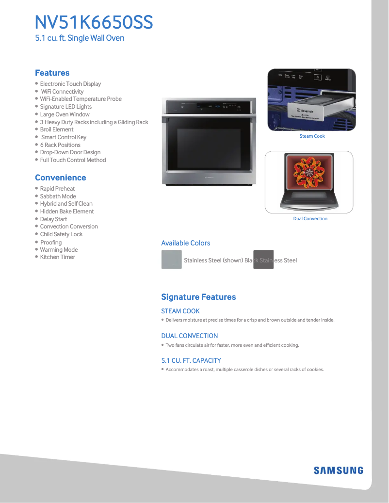 Image de la première page du manuel de l'appareil NV51K6650SS