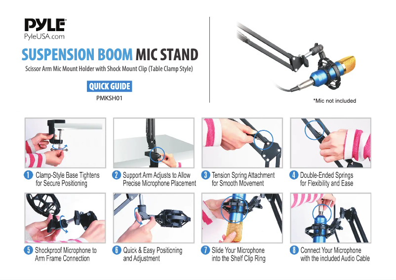 Página 1 del manual Manual de usuario Pyle PMKSH01