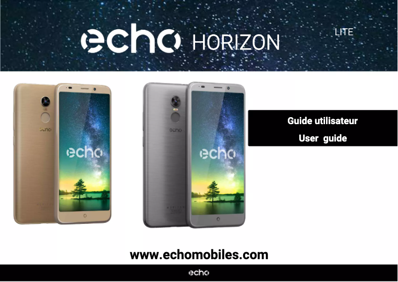 Image de la première page du manuel de l'appareil Horizon Lite