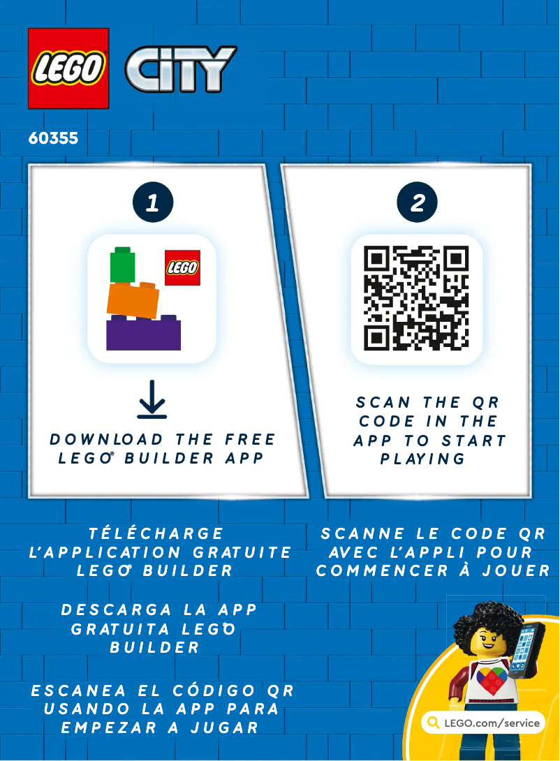 Image de la première page du manuel de l'appareil City 60355