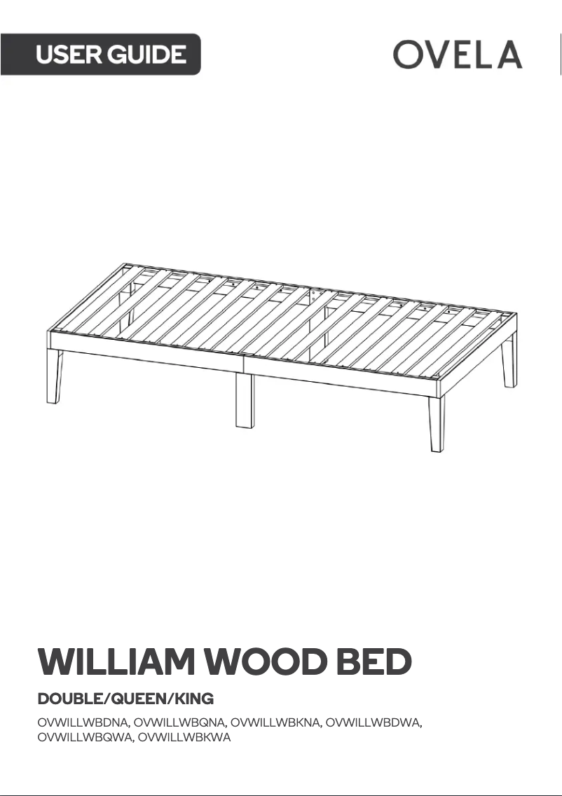 Image de la première page du manuel de l'appareil William