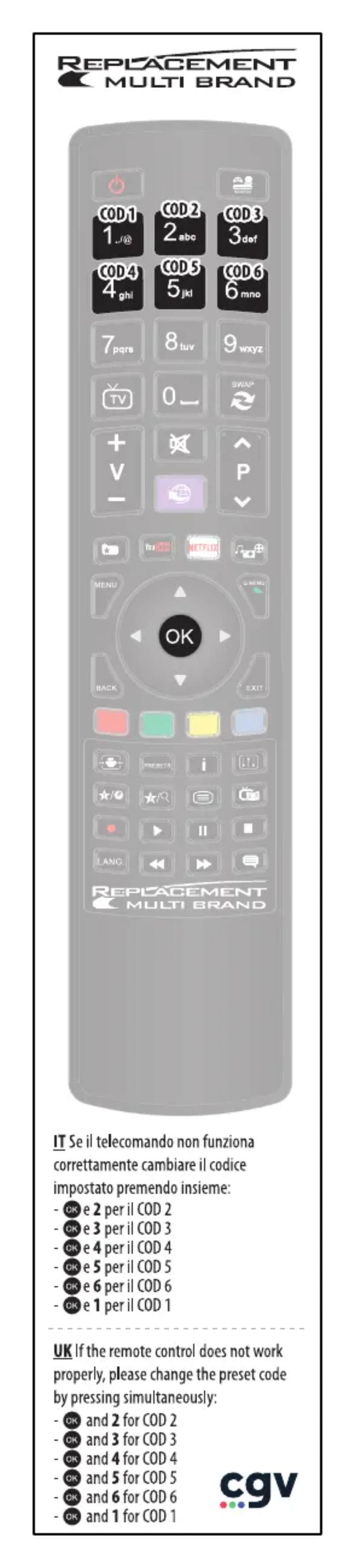 Page n°1 - Manuel utilisateur CGV Fidelio MM