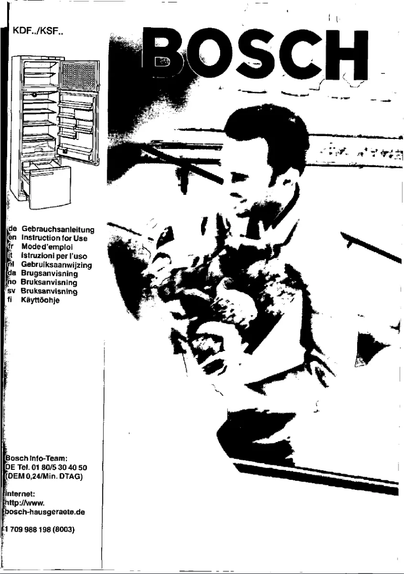 Page n°1 - Manuel utilisateur Bosch KSF3202